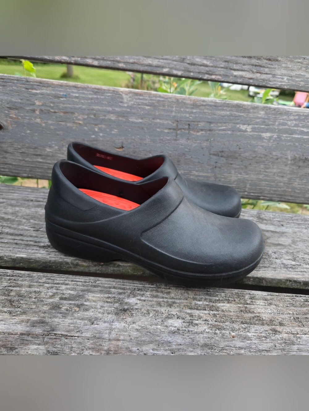 Crocs Neria Pro II Literide Clog Slip Resistant Work Shoes Black Size 10 Women's